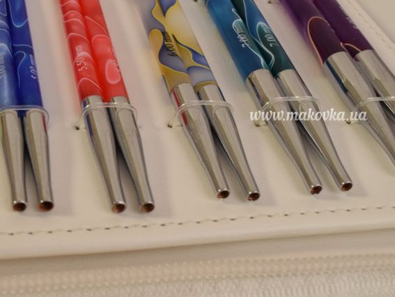 Набір знімних спиць MARBLZ Deluxe №№ 3,5-8мм KnitPro 71506