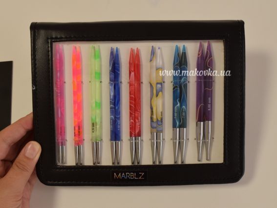 Набір знімних спиць MARBLZ Deluxe №№ 3,5-8мм KnitPro 71506