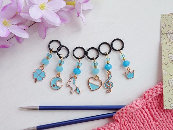 Маркеры для вязания ЭМ-008 Волшебная сказка, набор 6 шт