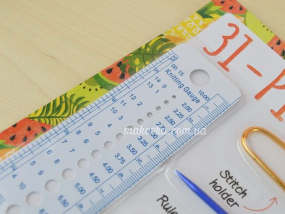 Набір корисних пристосувань для в'язання (7 найменувань, 31 шт)