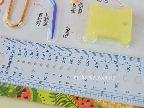 Набір корисних пристосувань для в'язання (7 найменувань, 31 шт)