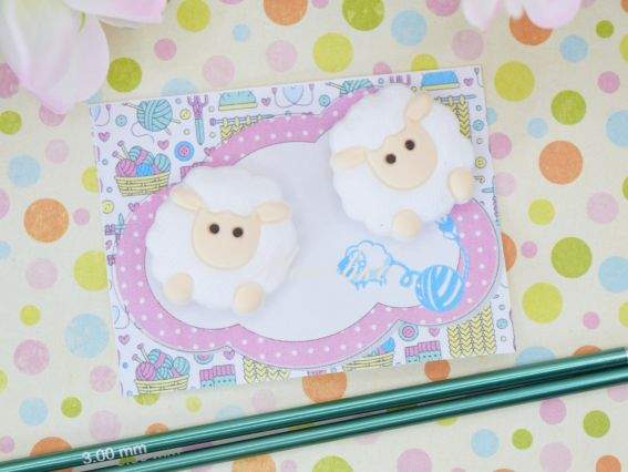 Наконечники для спиц Овечки, 2шт 