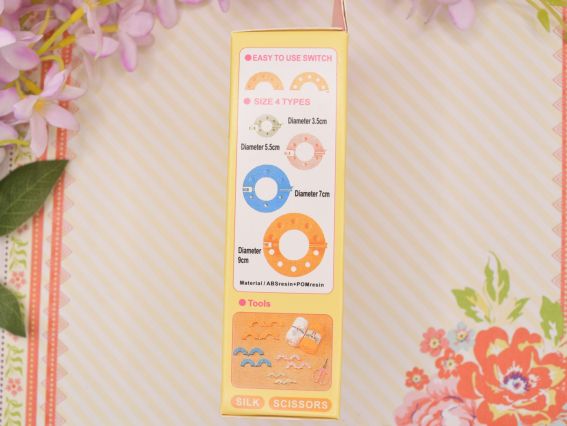 Набір форм для виготовлення помпонів 4шт D= 3,5см, 5,5см, 7см та 9 см WHWH, пристрій для рукоділля