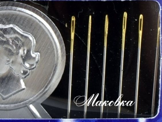 Набір голок для бісеру Beading, 6 шт і ниткодівач, 06092 Royal Японія