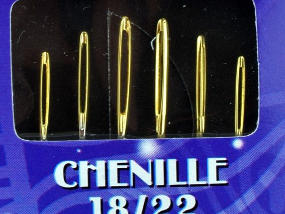 Голки з великим вушком для вишивання стрічками Chenille, №№18 / 22, 6 шт, 06055 Royal Голки з великим вушком для вишивання стрічками Chenille, №№18 / 22, 6 шт, 06055 Royal