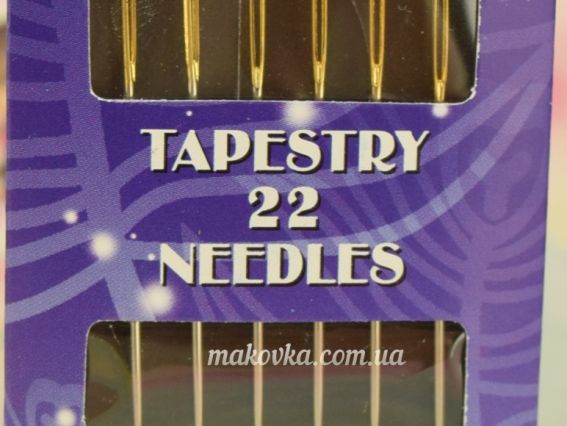 Гобеленовые иглы для вышивки Tapestry 22, 6 шт, 06054 Royal Япония 
