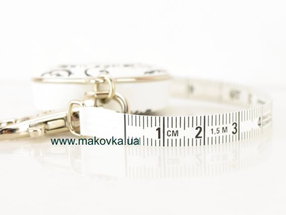 Рулетка з сантиметровою стрічкою PICCO, чорний декор, 8 мм DP14 - 150 см, 1 шт