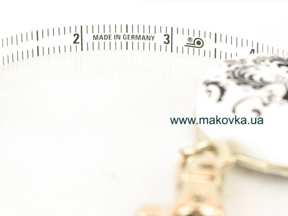 Рулетка з сантиметровою стрічкою PICCO, чорний декор, 8 мм DP14 - 150 см, 1 шт