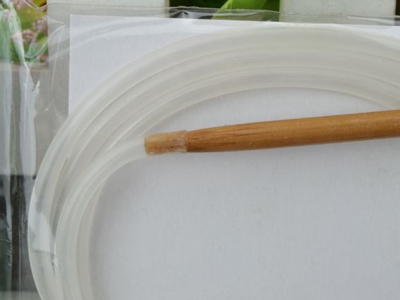 Кругові спиці з бамбука з трубочкою №4 мм, довжина 100 см