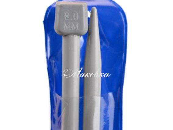 Спиці прямі пластикові №8 мм Спиці прямі пластикові №8 мм