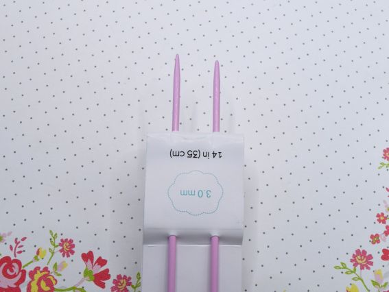 Спиці в'язальні прямі алюмінієві №3 мм , 35см