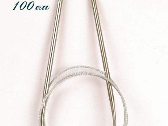 Круговые спицы на тросике №4 мм, 100 см