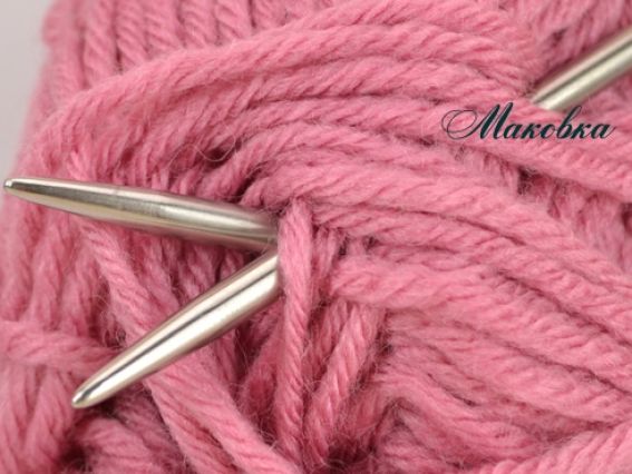 Круговые вязальные спицы , металличепские на тросике №6 мм, 100 см