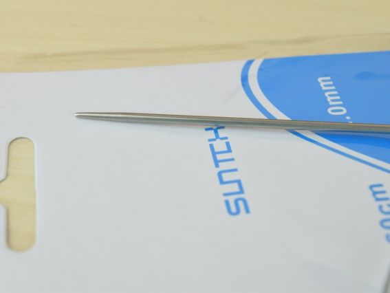 Вязальные круговые спицы,металлические  на тросике №2 мм, 60 см