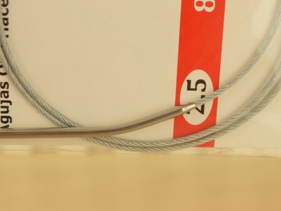 Спиці кругові на тросі Vizell №2,5 мм довжина 80 см