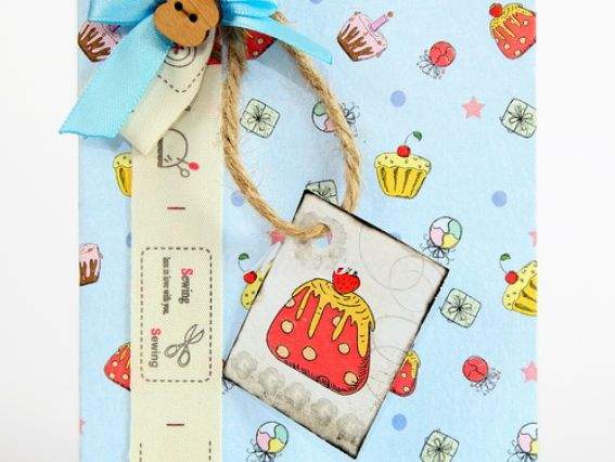 Набор для создания открытки  (S) A-1 Тортики, Лука-С Набор для создания открытки  (S) A-1 Тортики, Лука-С