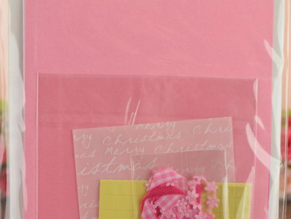 Набор Три открытки SKF010, Eno Greeting (розовый, белый)