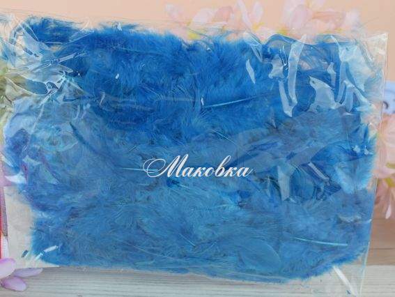 Перья, набор, Canea Сине-лазурные, 10г, HM003_044