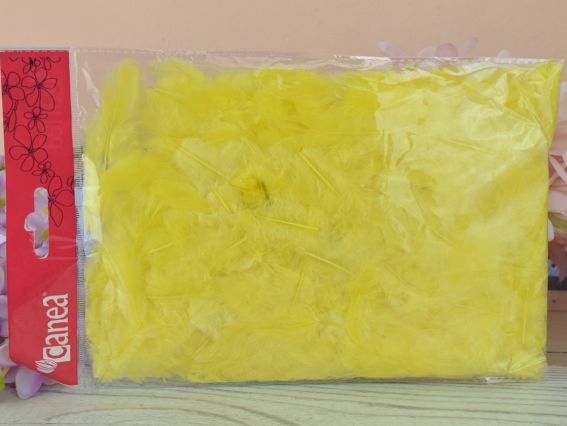 Набор перьев, цвет Желтый 10г, Canea HM003_019