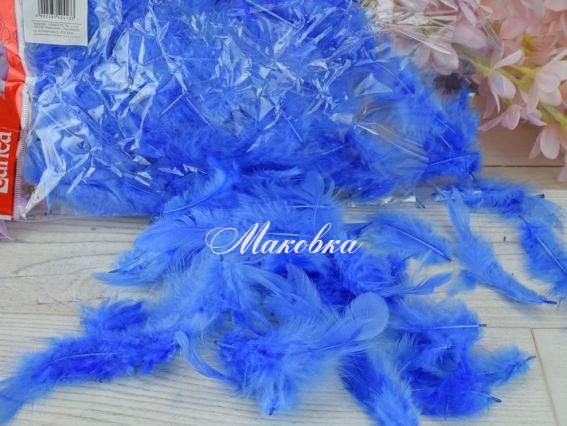 Перья, набор, Canea Синие, 10г, HM003_297С