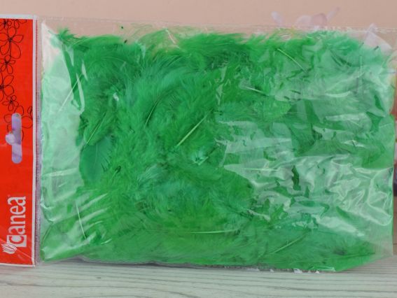 Набір пір'я, колір Яскраво Зелений, 10г, Canea HM003_GR