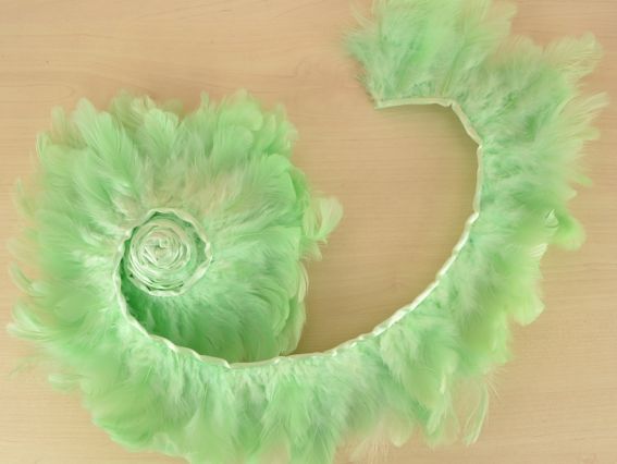 Гирлянда из перьев, Салатовая Гирлянда из перьев, Салатовая