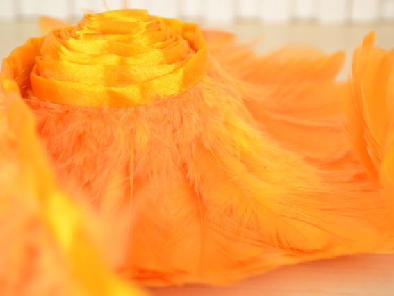 Гирлянда из перьев, желтая Гирлянда из перьев, желтая