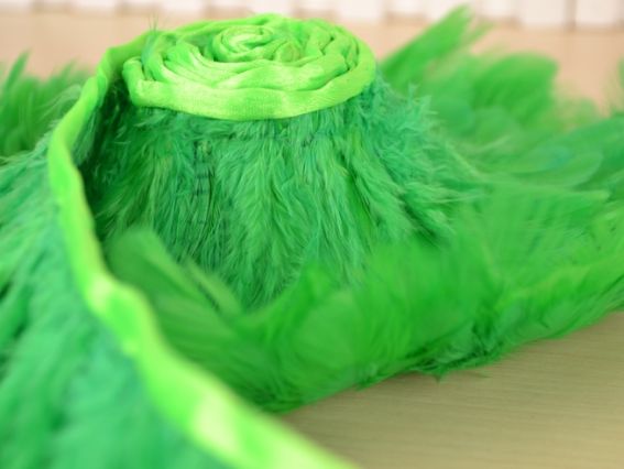 Гирлянда из перьев, Зеленая Гирлянда из перьев, Зеленая