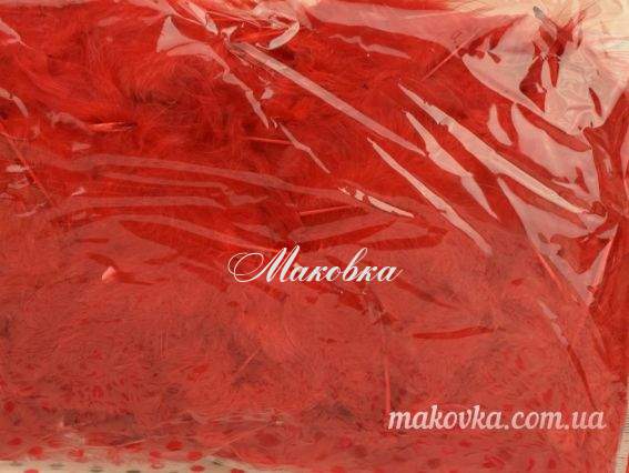 Перья, набор, Canea красный , 10г