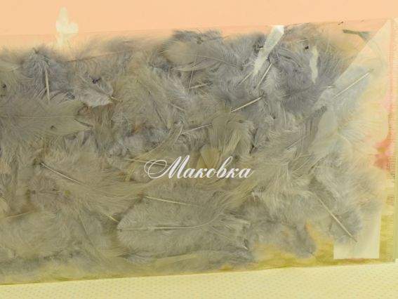 Перья, набор, Paula Paula №26М003В-046 серые Перья, набор, Paula Paula №26М003В-046 серые