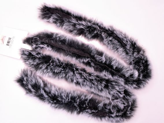 Хутряна стрічка Чорнобурка на тесьмі, 99см, 4-5 см Хутряна стрічка Чорнобурка на тесьмі, 99см, 4-5 см