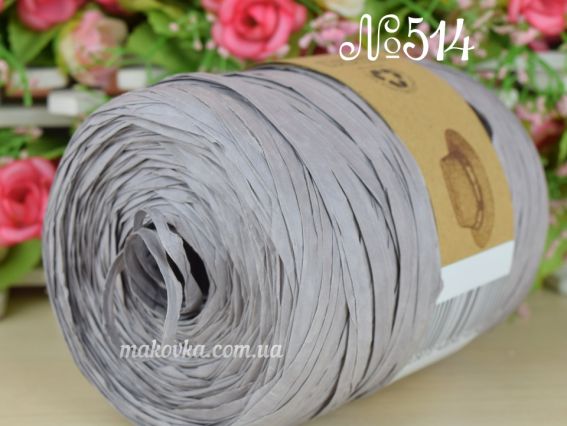 Paper Popyarn нитки 514 сірий