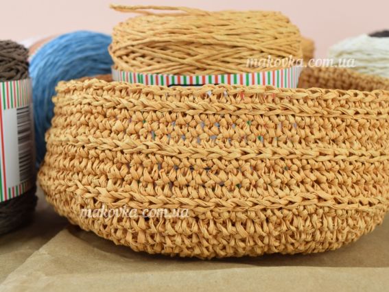 Новинка Spagoyarn Papirus кречені нитки для сумок та капелюхів купити в магазині та на сайті Маковка