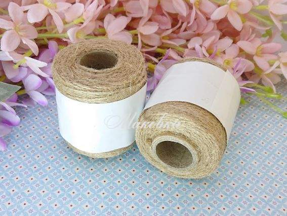 Нитки джутові 100 г колір суровий Нитки джутові 100 г колір суровий