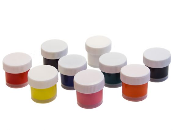 Набір акрилових фарб для розпису тканин, 9 кол.,15мл, Луч 29С1760-08