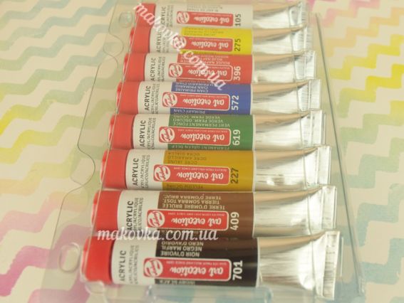 Фарби акрилові ArtCreation, Royal Talens 9021708М 8 кол., 12мл, 