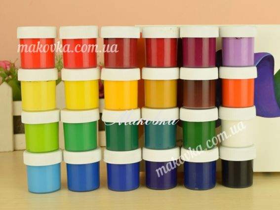 Набор художественных гуашевых красок 221549 ROSA Studio NEW24шт по 40мл