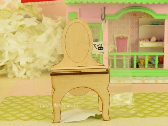 Кукольная мебель, Туалетный столик 2, классик, заготовка из фанеры, ROSA TALENT 287433 Кукольная мебель, Туалетный столик 2, классик, заготовка из фанеры, ROSA TALENT 287433