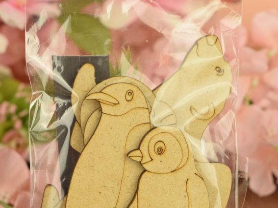 Набір заготовок Полярні звірі 2, 5 шт, з магнітною стрічкою ROSA Talent 289039 Набір заготовок Полярні звірі 2, 5 шт, з магнітною стрічкою ROSA Talent 289039