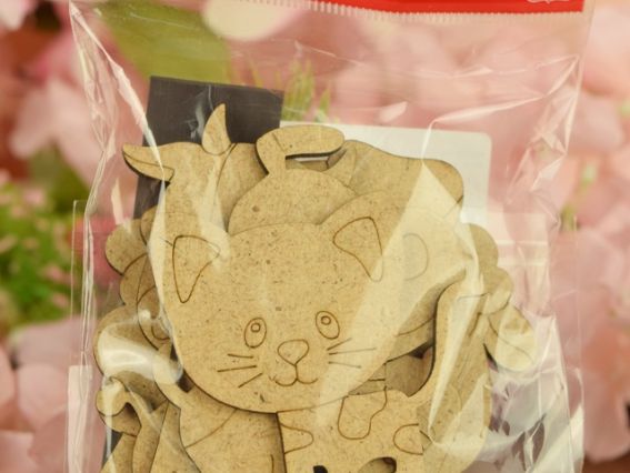 Набор заготовок для декорирования Домашние звери 1, ДВП, 5 шт, ROSA TALENT 289037