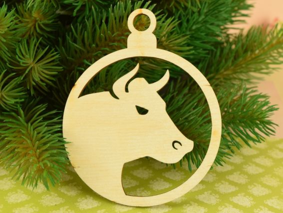 Заготовка фігурка Бичок (голова), ROSA Talent 4801760 Заготовка фігурка Бичок (голова), ROSA Talent 4801760