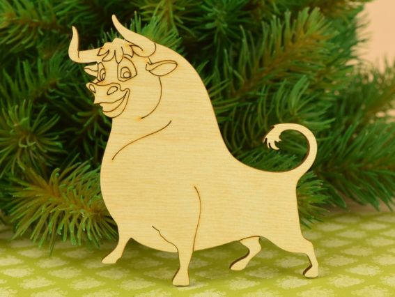 Заготовка фигурка Бычок - 5, ROSA Talent 4801762,  1 шт