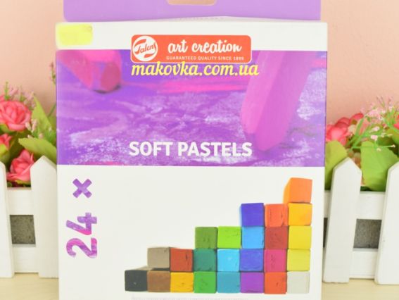 Набір сухої м’якої пастелі 24 кол., Talens Art Creation, Royal Talens 9029024M