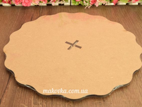 Заготовка Тортівниця кругла МДФ, 30х30х18,6см, ROSA Talent 288819