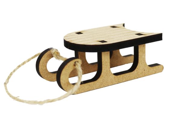 Заготовка Санки 3Д МДФ, 10,3х5,5х3,7см, 2шт ROSA Talent 4801631 Заготовка Санки 3Д МДФ, 10,3х5,5х3,7см, 2шт ROSA Talent 4801631