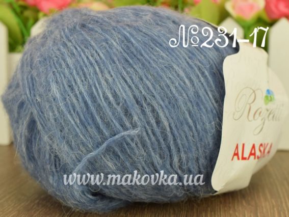 Alaska Rozetti пряжа 231-17 джинс