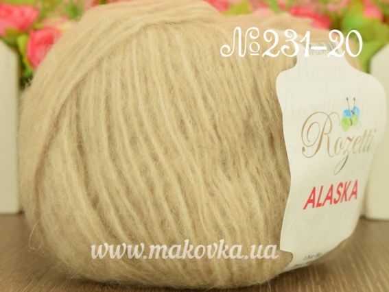 Alaska Rozetti пряжа 231-20
