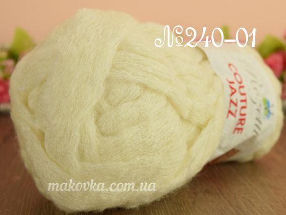 COUTURE JAZZ Rozetti толстая пряжа 240-01 молочный