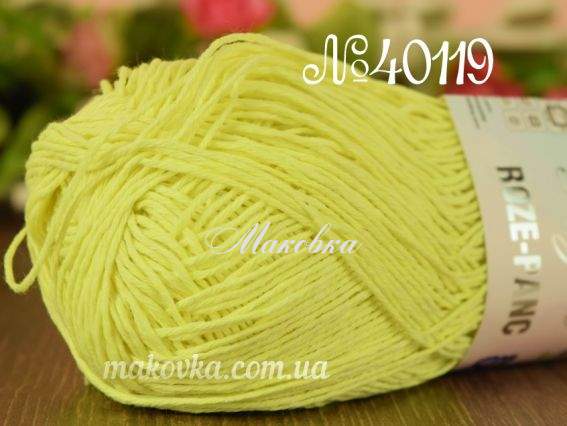 ROZE-PANC Rozetti пряжа пряжа 40119 жовтий неон