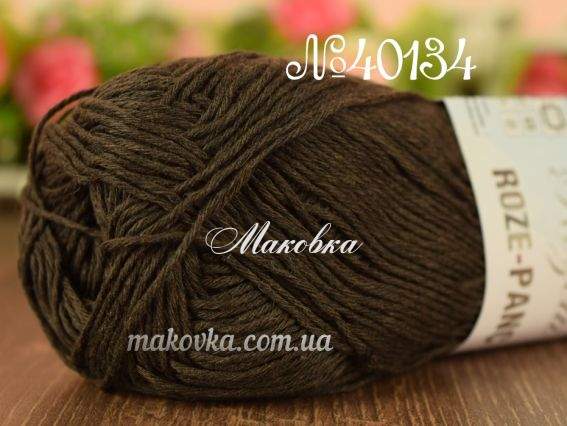 ROZE-PANC Rozetti пряжа пряжа 40134 темний шоколад